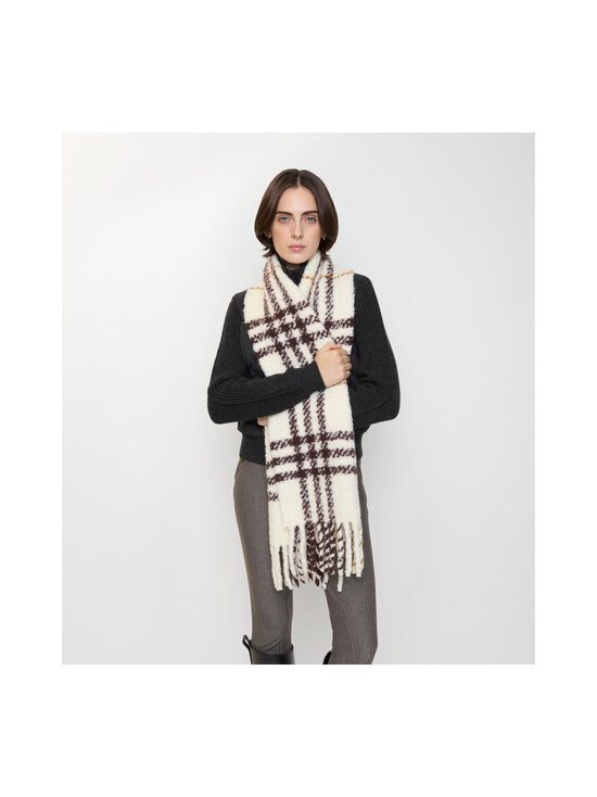 Burberry - Check Bouclé -huivi - B8754 PEBBLE WHITE | Stockmann - photo 3