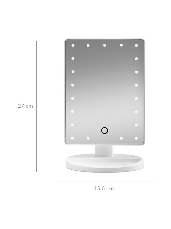 Gillian Jones - Makeup mirror with 21 LED lights and touch function -meikkipeili - WHITE | Stockmann - photo 2
