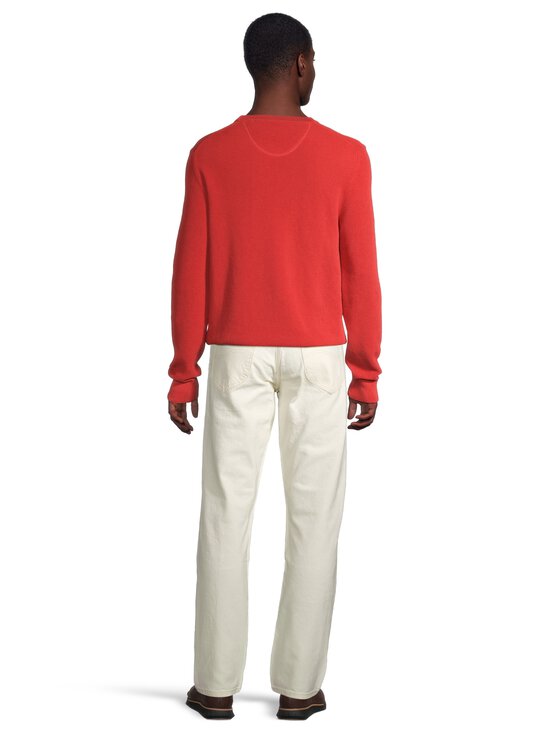 GANT - Micro Textured C-Neck -puuvillaneule - 853 MAPLE FIRE | Stockmann - photo 3
