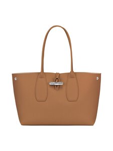 Longchamp - Roseau Shoulder L ādas soma - 016 NATURAL | Stockmann