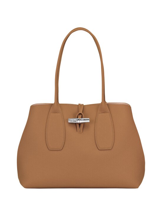 Longchamp - Roseau Shoulder L -nahkalaukku - 016 NATURAL | Stockmann - photo 4