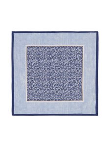 Stockholm Kravatt - Wide Frame -silkkitaskuliina - 4 NAVY/LIGHT BLUE | Stockmann
