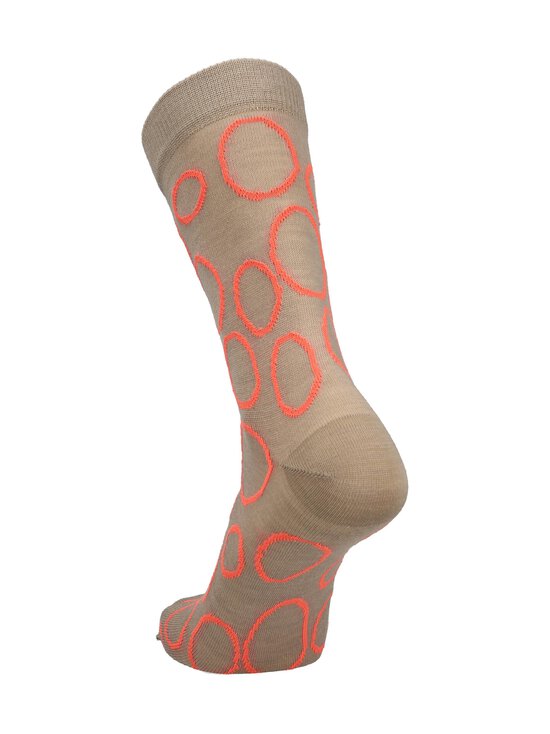 Sukkamestarit - Kuplat -merinovillasukat - 293 NATURAL ALMOND-ORANGE | Stockmann - photo 2