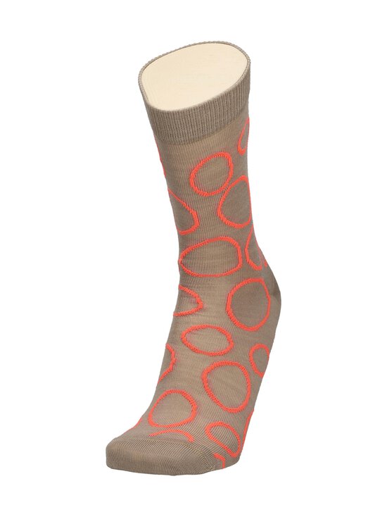 Sukkamestarit - Kuplat -merinovillasukat - 293 NATURAL ALMOND-ORANGE | Stockmann - photo 3