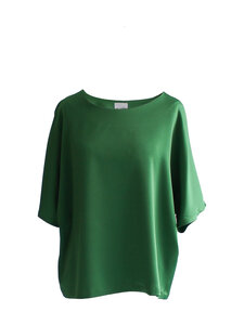 Lili Marleena - Kiiltävä t-paita - GREEN | Stockmann