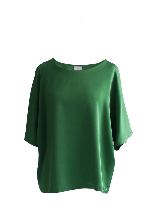 Lili Marleena - Kiiltävä t-paita - GREEN | Stockmann - photo 1