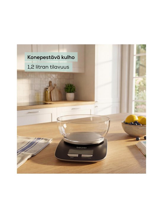 Beurer - KS25 Limited Edition -keittiövaaka - BLACK / OPAL BLUE | Stockmann - photo 8