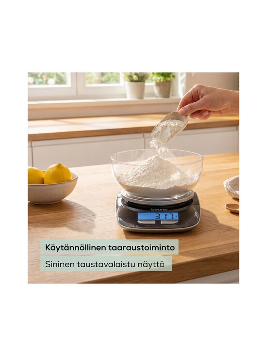 Beurer - KS25 Limited Edition -keittiövaaka - BLACK / OPAL BLUE | Stockmann - photo 9