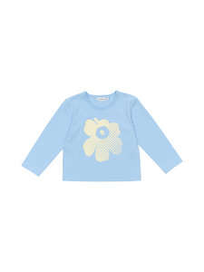 Marimekko - Paja Unikko Logo I -paita - 510 LIGHT BLUE, LIGHT YELLOW | Stockmann