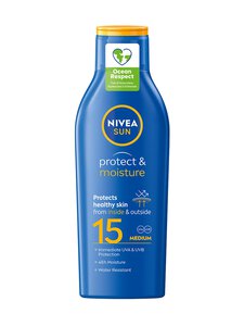 NIVEA - Protect & Moisture Sun Lotion SPF15 -aurinkosuojaemulsio NIVEA - Protect & Moisture Sun Lotion SPF15 -aurinkosuojaemulsio | Stockmann