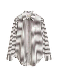 GANT - Poplin Striped -paitapusero - 202 DEEP BROWN | Stockmann