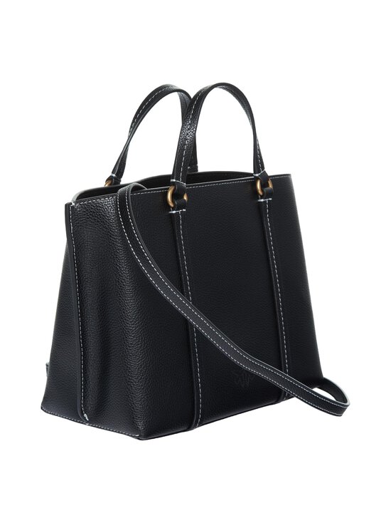 Pinko - Nahkkott Miranda Shopper Mini - Z99Q BLACK-ANTIQUE GOLD - photo 2 Pinko - Nahkkott Miranda Shopper Mini - Z99Q BLACK-ANTIQUE GOLD | Stockmann - photo 2