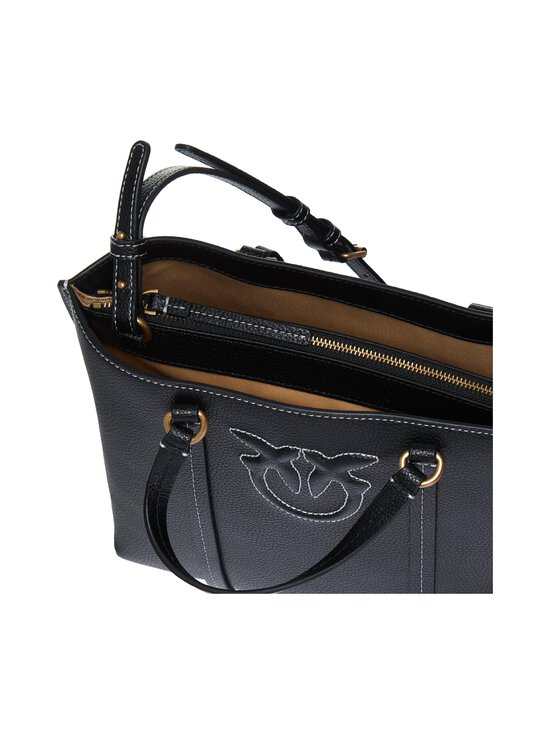 Pinko - Nahkkott Miranda Shopper Mini - Z99Q BLACK-ANTIQUE GOLD - photo 3 Pinko - Nahkkott Miranda Shopper Mini - Z99Q BLACK-ANTIQUE GOLD | Stockmann - photo 3