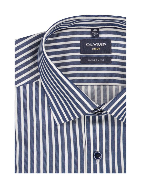 Olymp - Modern Fit Extra Long Sleeve Stripe -kauluspaita, erikoispitkät hihat - 18 MARINE | Stockmann - photo 2