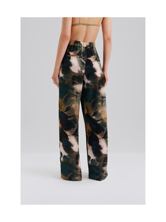 Malina - Sarah Elastic Waist Satin -housut - DUSTY POPPY | Stockmann - photo 3