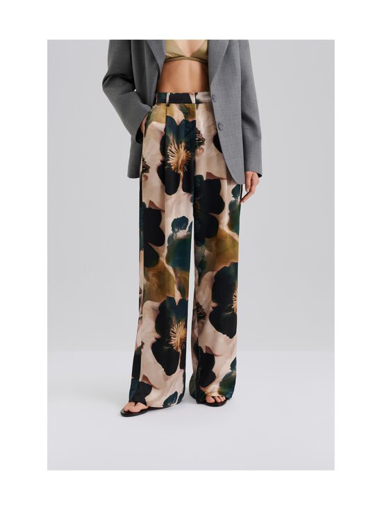 Malina - Sarah Elastic Waist Satin -housut - DUSTY POPPY | Stockmann - photo 4