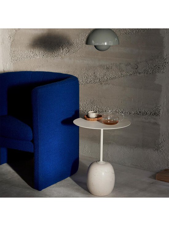 &Tradition - Lato LN8 -sivupöytä, valkoinen / Crema Diva -marmori ⌀ 40 cm - VALKOINEN | Stockmann - photo 5