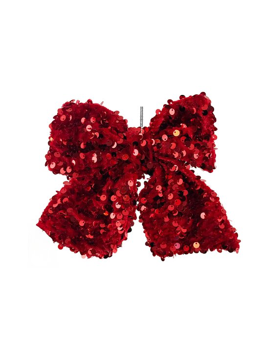 Shishi - Sequin Bow -joulukoriste - RED | Stockmann - photo 1