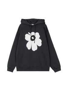 Marimekko - Runoja Unikko -huppari - 910 BLACK, OFF-WHITE Marimekko - Runoja Unikko -huppari - 910 BLACK, OFF-WHITE | Stockmann