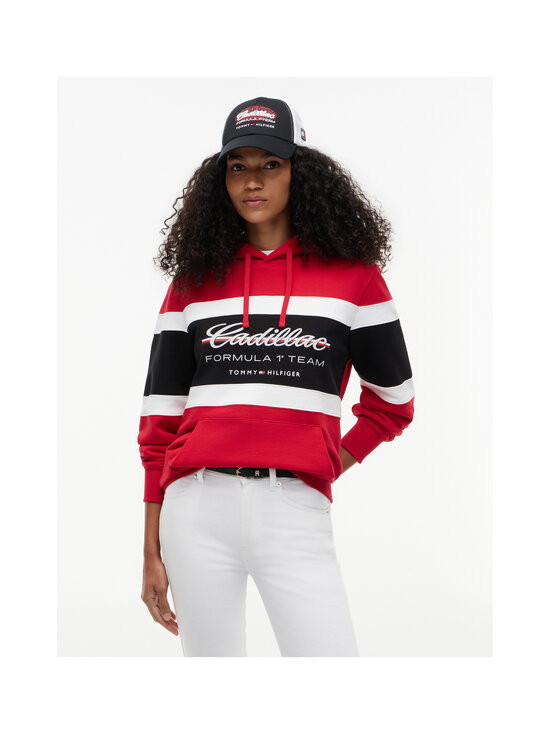 Tommy Hilfiger - TH x CF1 Panelled Script -huppari - XLG RED | Stockmann - photo 4