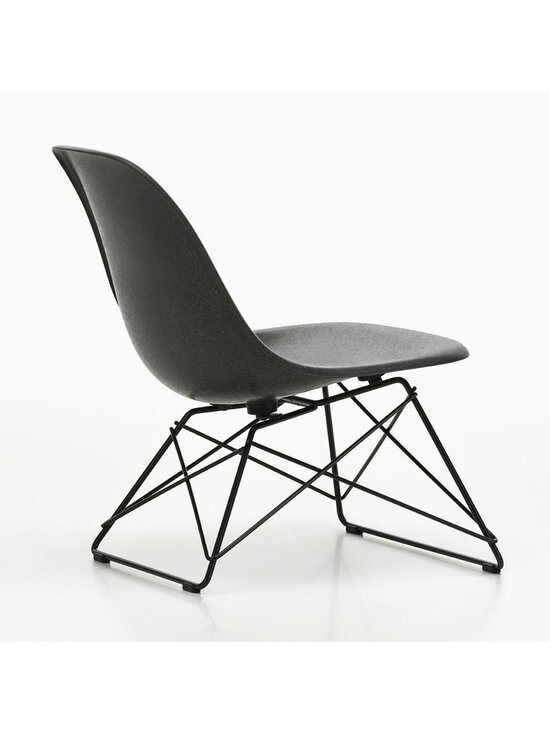 Vitra - Eames LSR Fiberglass -tuoli elephant grey/musta - BLACK | Stockmann - photo 2