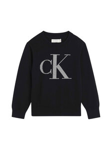 Calvin Klein Kids - Monogram adīts džemperis - BEH PVH BLACK | Stockmann