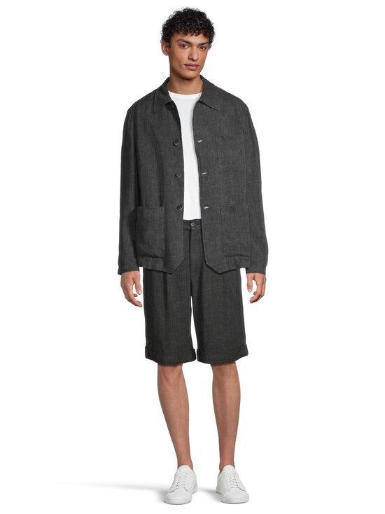 BARENA VENEZIA - Bermuda Scandola Simodo -pellavasekoiteshortsit - 580 PIOMBO | Stockmann - photo 5