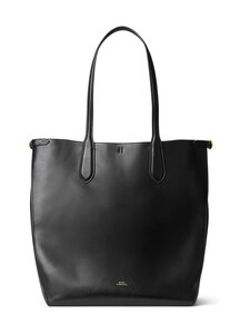 Polo Ralph Lauren - Tote Large ādas soma - 002 BLACK | Stockmann