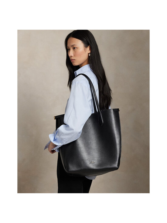 Polo Ralph Lauren - Tote Large ādas soma - 002 BLACK | Stockmann - photo 5