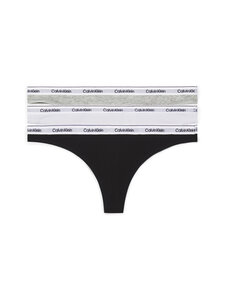 Calvin Klein Underwear - Aluspüksid Thong, 3 paari - MPI BLACK/WHITE/ GREY HEATHER | Stockmann