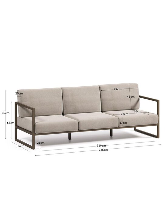 Kave Home - Comova-ulkosohva - HARMAA | Stockmann - photo 4