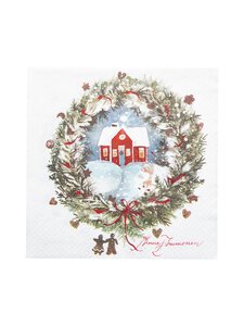 Havi - Talokranssi-lautasliinat 20 kpl - WHITE | Stockmann