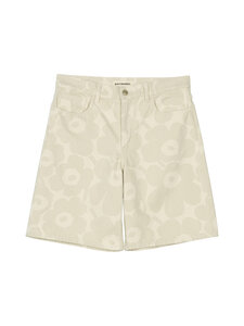 Marimekko - Lühikesed teksapüksid Maridenim Marssi Unikko - 110 NATURAL ECRU | Stockmann