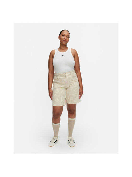 Marimekko - Lühikesed teksapüksid Maridenim Marssi Unikko - 110 NATURAL ECRU | Stockmann - photo 2