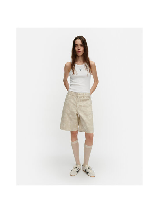 Marimekko - Lühikesed teksapüksid Maridenim Marssi Unikko - 110 NATURAL ECRU | Stockmann - photo 3