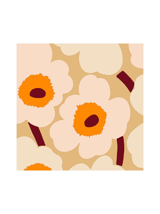 Marimekko - Unikko-paperilautasliinat 20 kpl, 33 x 33 cm - BEIGE ORANGE - photo 1 Marimekko - Unikko-paperilautasliinat 20 kpl, 33 x 33 cm - BEIGE ORANGE | Stockmann - photo 1