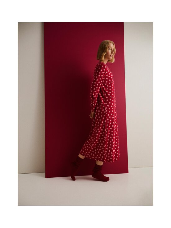 Nanso - Amor- pitkä yöpaita - 6533 PUNAINEN | Stockmann - photo 4
