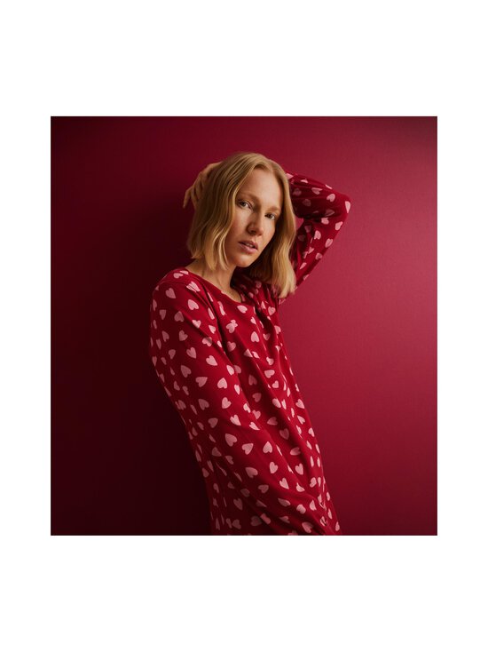Nanso - Amor- pitkä yöpaita - 6533 PUNAINEN | Stockmann - photo 5