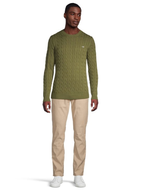 GANT - Palmikkoneulepaita - 303 MOSS GREEN - photo 2 GANT - Palmikkoneulepaita - 303 MOSS GREEN | Stockmann - photo 2