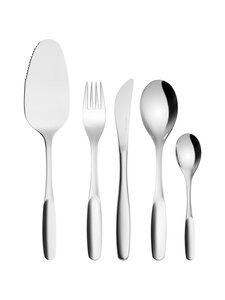 Hackman - Savonia- aterinpakkaus 16 kpl ja kakkulapio - STEEL Hackman - Savonia- aterinpakkaus 16 kpl ja kakkulapio - STEEL | Stockmann