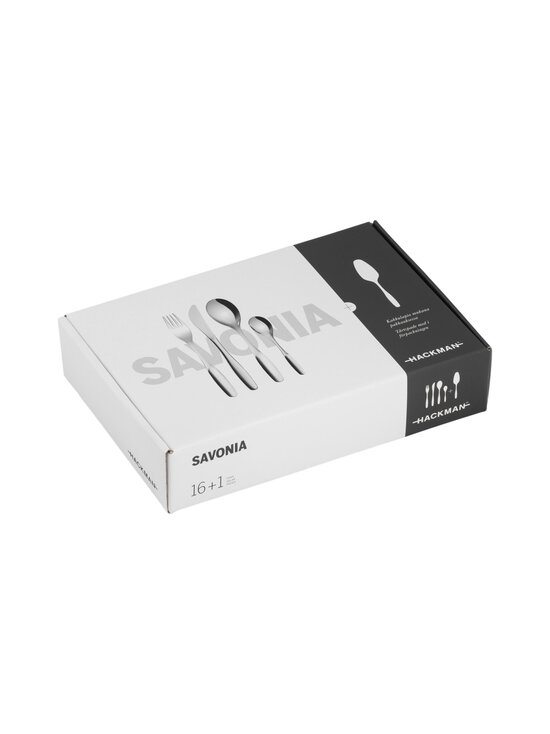 Hackman - söögiriistade komplekt 16tk ja tordilabidas Savonia - STEEL - photo 2 Hackman - söögiriistade komplekt 16tk ja tordilabidas Savonia - STEEL | Stockmann - photo 2