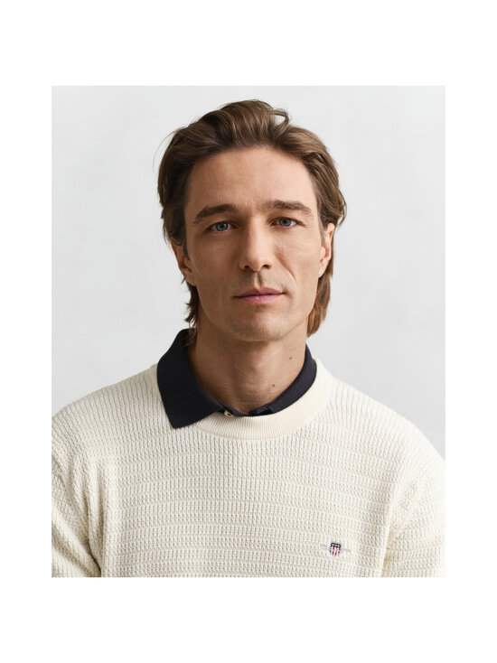 GANT - Mini Cable C-neck -neule - 130 CREAM | Stockmann - photo 4
