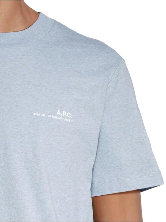 A.P.C - Standard Item Overdye T-paita - BLEU CLAIR/ECRU | Stockmann - photo 5