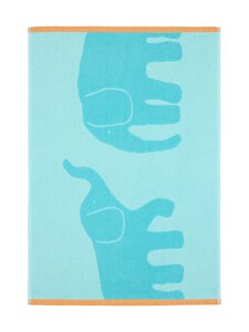 Finlayson - Elefantti Vapaa -käsipyyhe - TURQUOISE/ORANGE | Stockmann