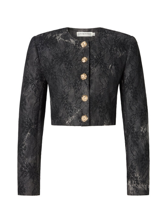 Ida Sjöstedt - Faye Shimmer Lace Denim -jakku - BLACK TIE DYE | Stockmann - photo 1