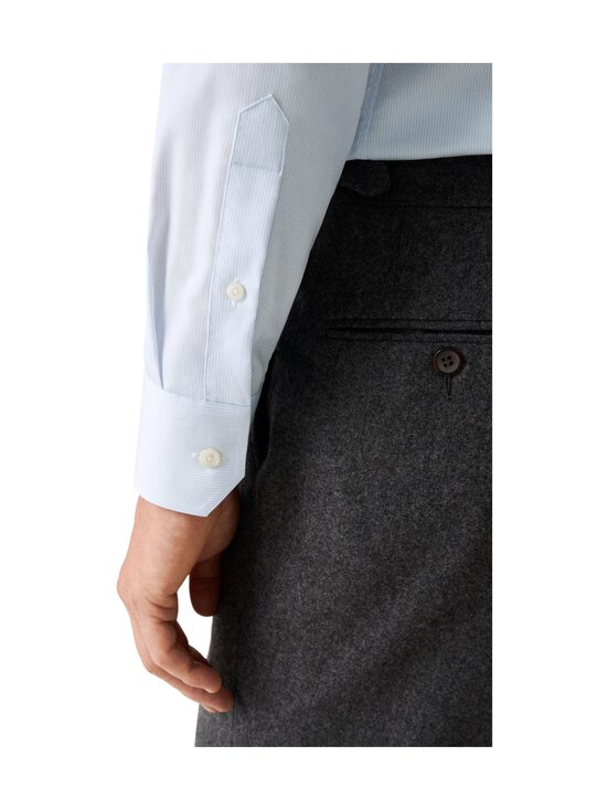 Eton - Contemporary Fit Stripe Cut Away Collar krekls ar apkakli - LIGHT BLUE | Stockmann - photo 8