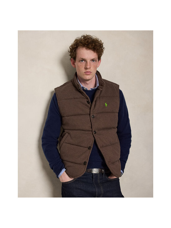 Polo Ralph Lauren - Tepitud vest Knit Houndstooth - 003 NTMEG BRWN HTHR-DOGTOOTH | Stockmann - photo 2