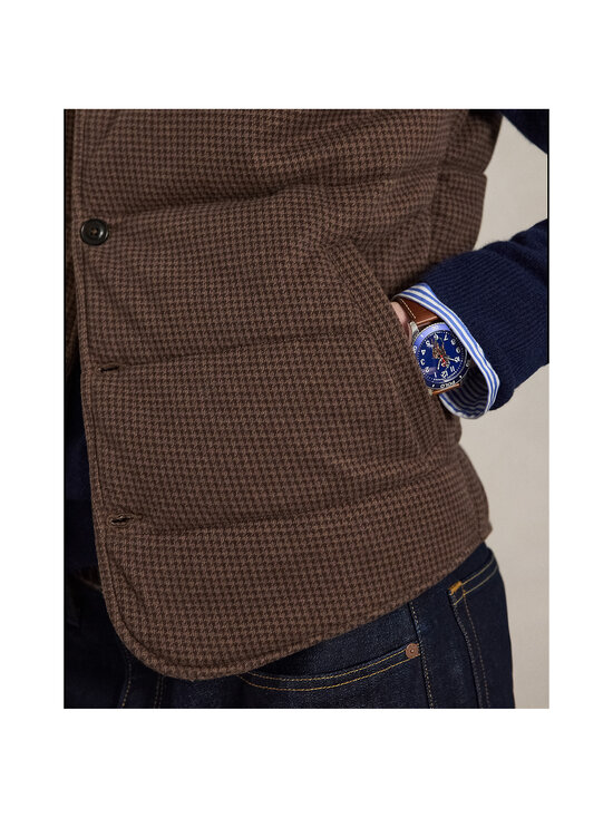 Polo Ralph Lauren - Tepitud vest Knit Houndstooth - 003 NTMEG BRWN HTHR-DOGTOOTH | Stockmann - photo 5