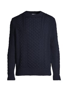 Sunspel - Palmikkoneule - NAVY | Stockmann