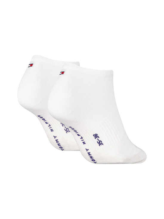 Tommy Hilfiger - Sneaker Refined Monogram -sukat 2-pack - 001 WHITE | Stockmann - photo 2